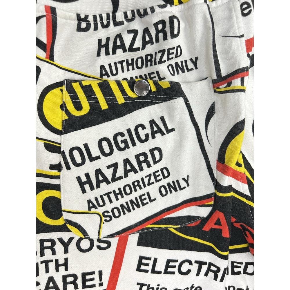 Jurassic Park Men's S The Hundreds Graphic Sweatpants‎ Danger Signs Joggers READ - Picture 12 of 14